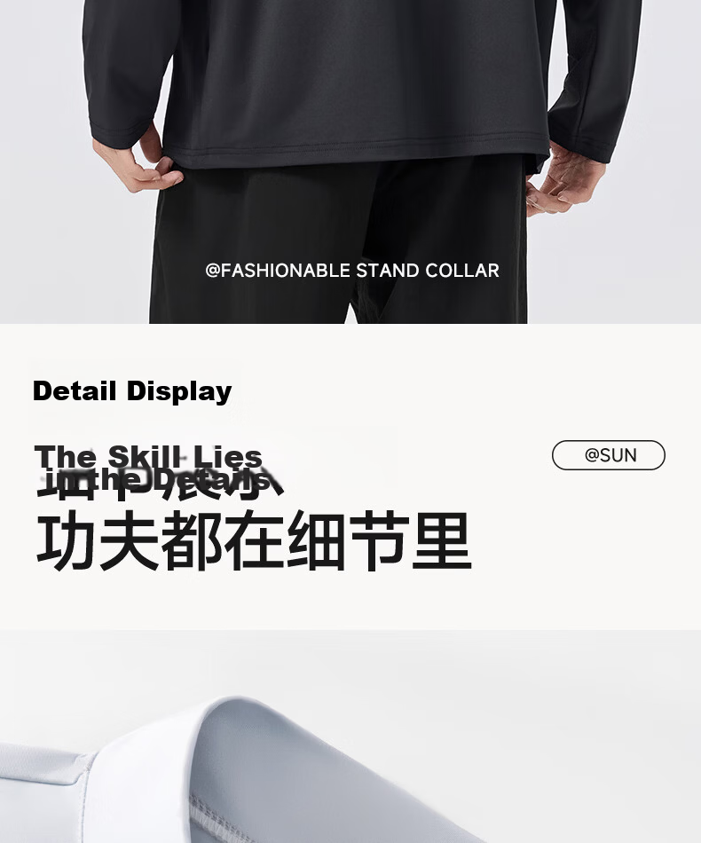 Mark Fairwhale Men's Lightweight Sunscreen Jacket 2026 Spring Summer Cooling Quick-Dry Outdoor Sports Coat Black XL 25