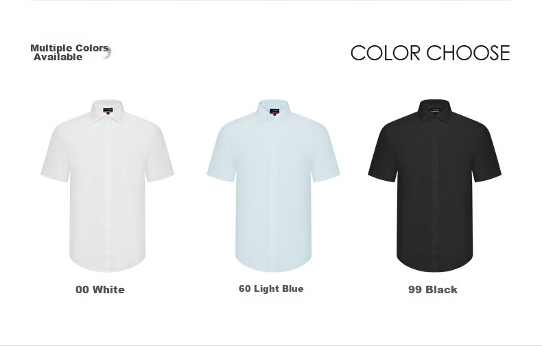 G2000 Men's 2026 Spring Summer Commuter Short Sleeve Shirt Quick-Dry Wrinkle-Free Anti-Static Mall Edition 12