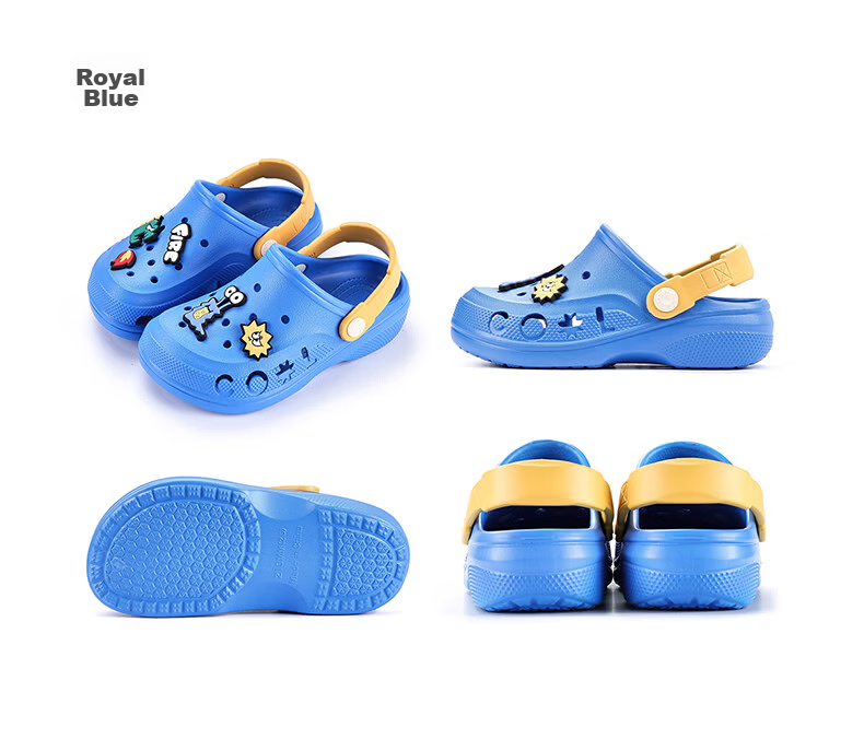 Cheerful Mario 2026 New Summer Kids Breathable Soft Sole Clog Boys Home Soft Sole Bathing Beach Sandals 18