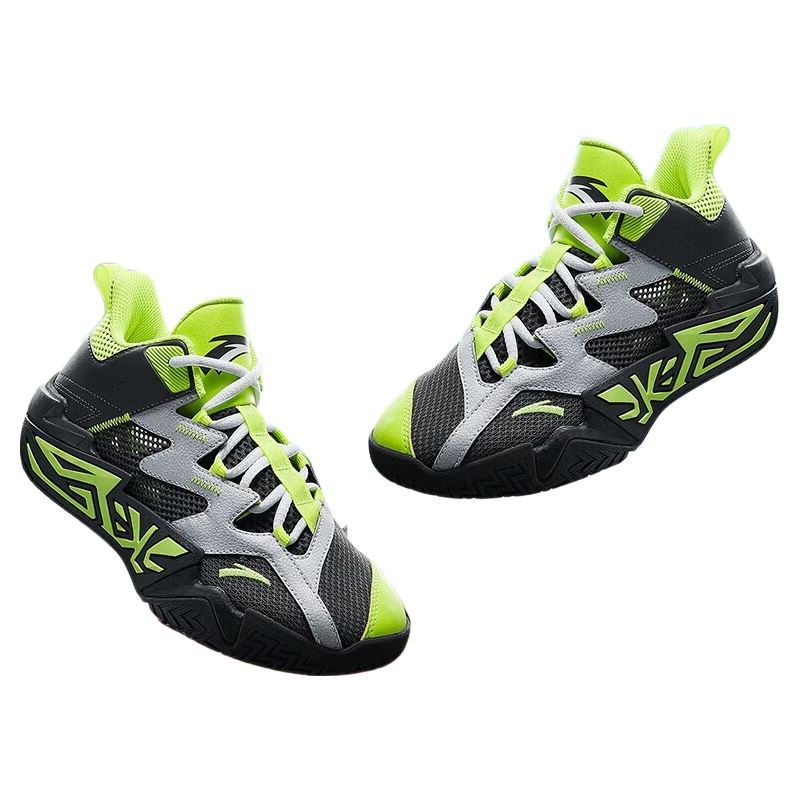 Anta Kids Boys Sports Shoes 2026 Summer Breathable Mesh Durable Cement Basketball Shoes A12621102