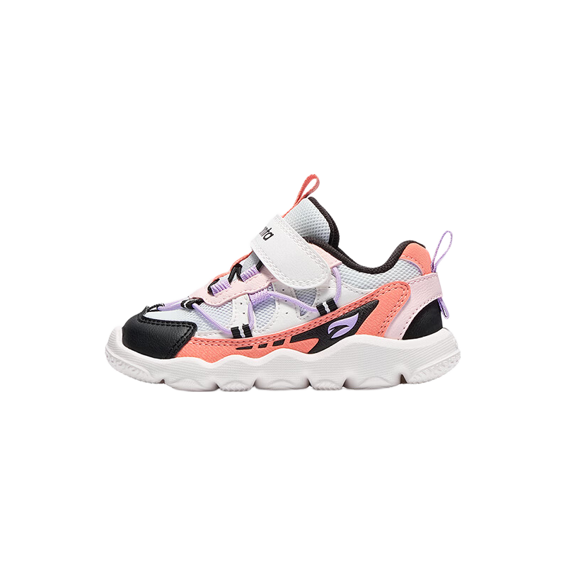 Anta Kids Sports Shoes Girls Infant 2026 Thick Sole Wear-Resistant Lightweight Casual Shoes A32630071
