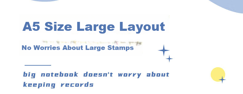 Faramon Stamping Travel Scrapbook Loose-leaf Travel Collection Notebook Souvenir Stamp Album Journal Blank Blue for Nanjing Beijing Museum Zoo Forbidden City Chongqing Check-in Spots 10