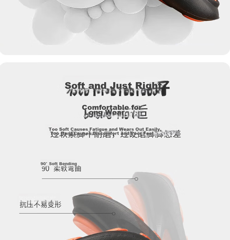 Huamei Jianbu Men's Sports Outdoor Slippers Soft Sole Non-Slip Lightweight Home Casual Sandals HM60231 Khaki Size 40-41 7
