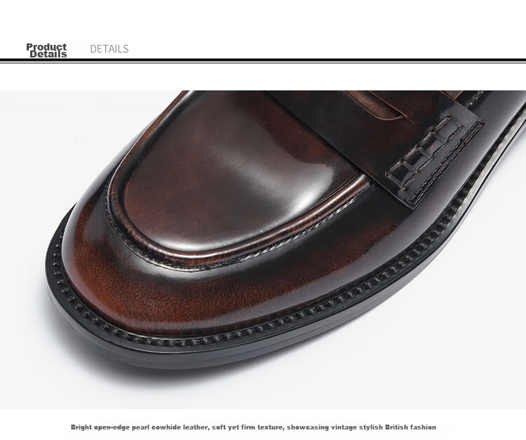Le Saunda British Retro JK Solid Color Round Toe Mid-Heel Platform Loafers Women's Shoes 41901, Dark Brown BRB, Size 37 7