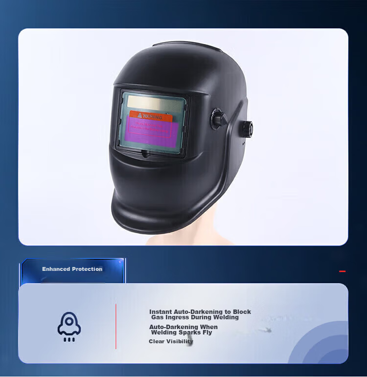 Shengli Welding Protective Mask Welder Special Protective Helmet Solar Lithium Battery Powered True Color Lens VH107 5