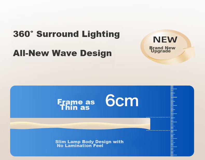 Micoe Full Spectrum Eye Protection Ceiling Light LED Bedroom Dining Room Lamp Simple and Elegant Zhongshan Lighting 8