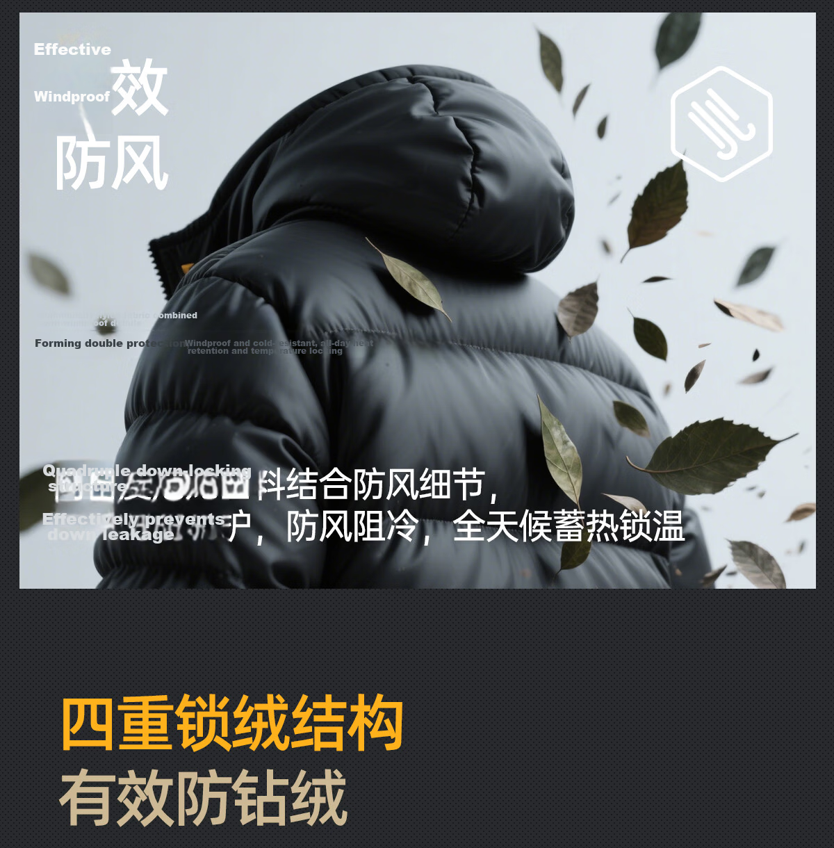 CAMEL Flame Mountain down Jacket 2.0 Wang Junkai Edition [Wang Zhe Kai Armor] Men's Thickened Warm Coat for Winter 21