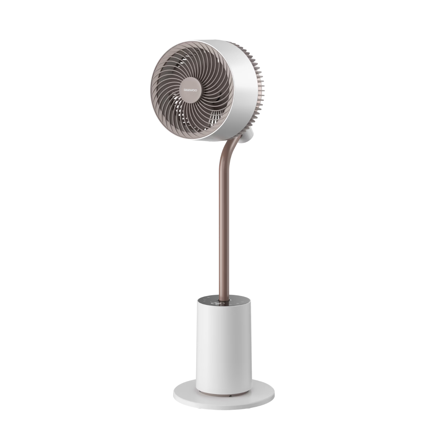 DAEWOO 26th Anniversary New Smart Voice Floor Ambient Light Air Circulation Fan 12-Speed Vertical Temperature-Sensing Quiet DC Inverter F30Ultra