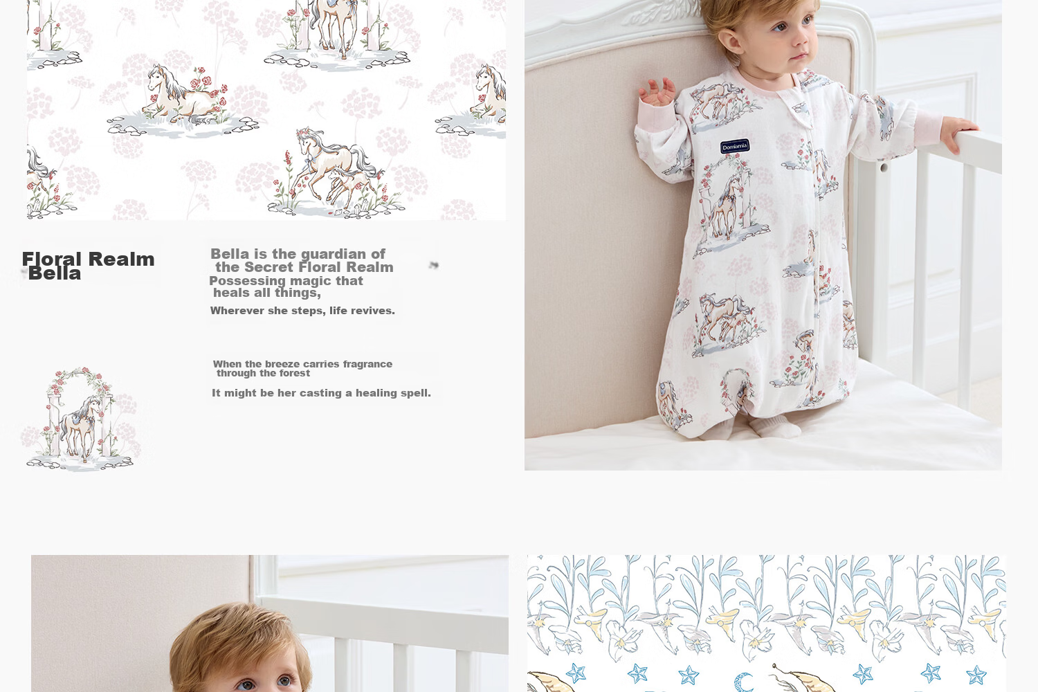 DOMIAMIA Baby Sleeping Bag All-in-One Four Seasons Universal 2-in-1 Anti-Kick Quilt Six-Layer Gauze Plush Rabbit M 20-24℃ 39