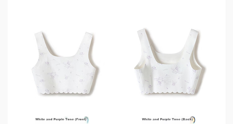 Balabala Girls Developmental Children's Tank Top Bra Anti-Peek and Anti-Exposure [My Melody IP] 209925195005 25