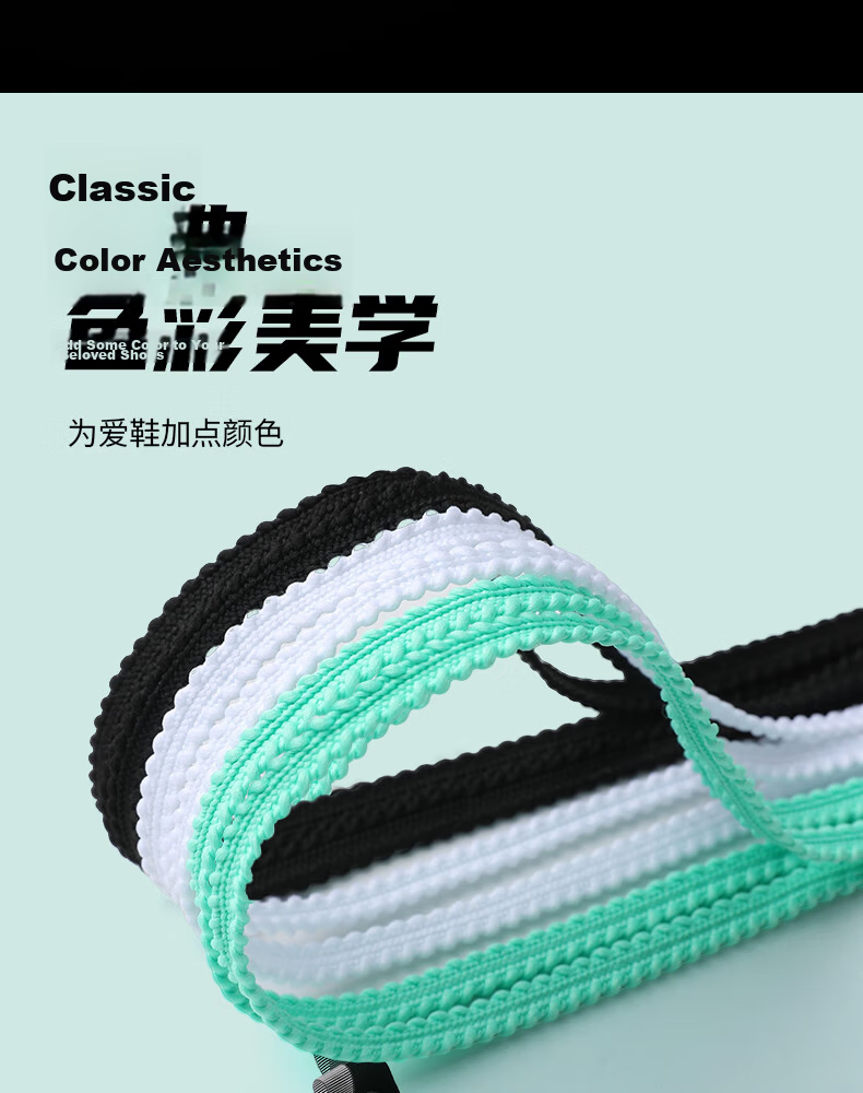 FOOTOPPO Cotton-Polyester Laces, Converse 1970s White Flat Shoe Cord, Nike Air Force Sneakers Basketball Shoes Lace for Me 5
