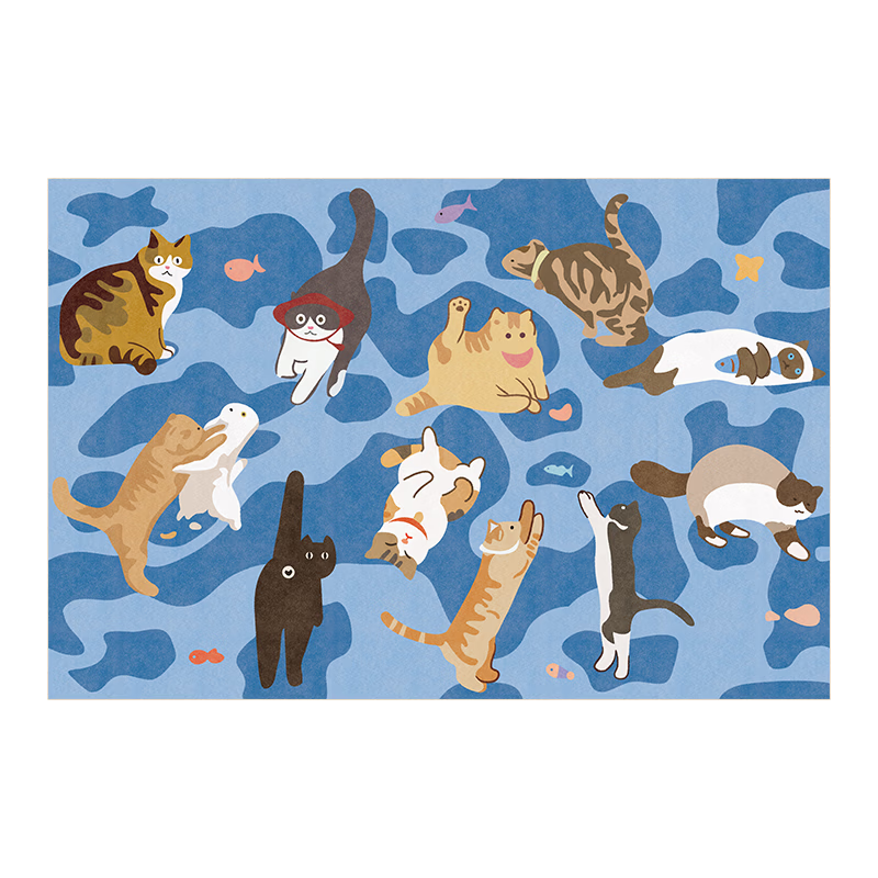 Bodisi Plush Bathroom Door Mat Non-Slip Toilet Floor Mat Washbasin Entrance Rug 60*40CM