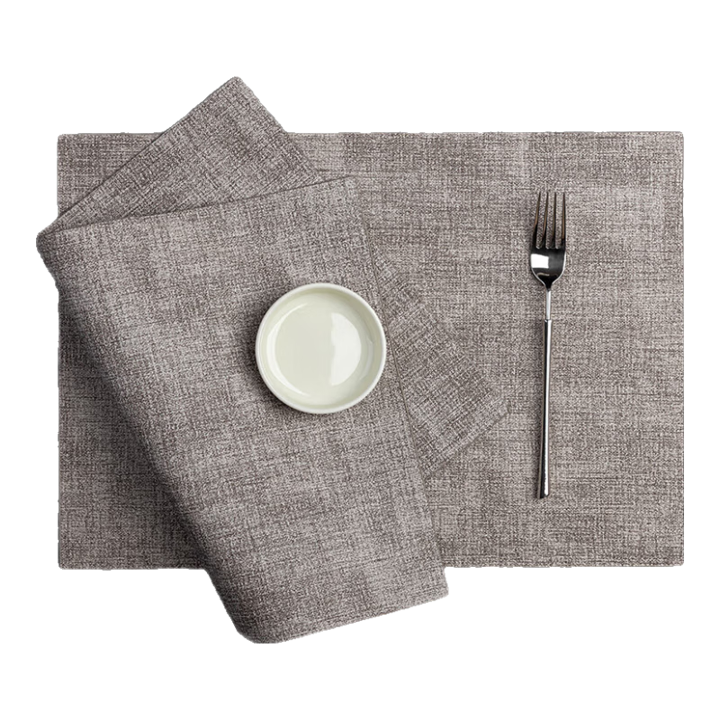 Banwushenghuo Luxury Leather Placemat, High-End Rectangular Table Mat for Western Cuisine, Steak Placemat, Waterproof, Oil-Proof, Heat-Resistant Mat