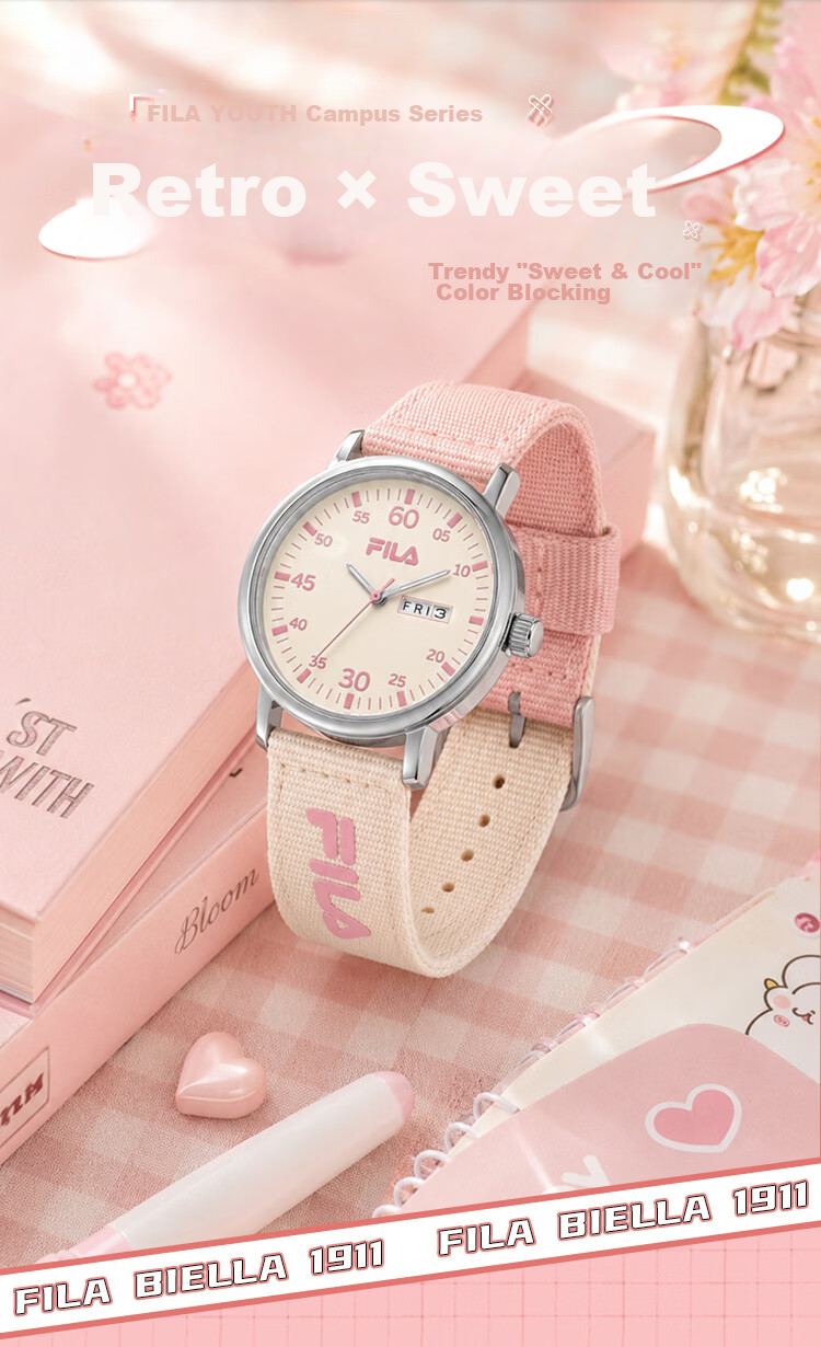 FILA Women's Watch, Student Watch, Middle School Exam Gift, Sports Children's Watch for Primary And Secondary School Students, Exam Watch 6835-002 2