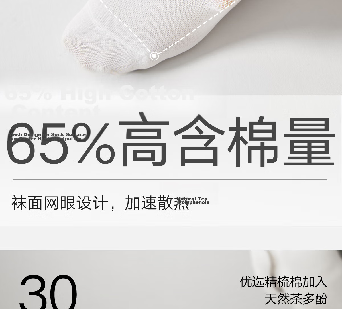 Mianzhuwu Disposable Men's Summer Thin Short Socks Odor-Resistant Travel Disposable Wash-Free Daily Cotton Socks 10 Pairs 5