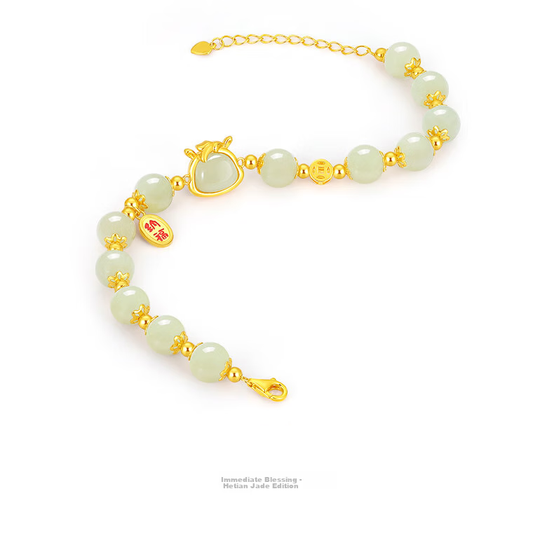 Chow Tai Seng [Birthday Gift] Starry Sky Pony Bracelet for Women Pure Silver Exquisite Zodiac Year of the Horse Hand Jewelry Gift for Girlfriend 4