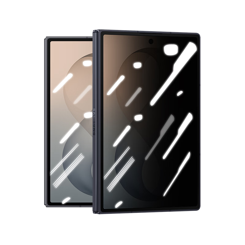 Langling [28° Privacy Protection] Tempered Glass Screen Protector for Samsung Z Fold8, Anti-Peeping Privacy Protection Film, Foldable Screen Anti-Spy and Drop Protection Outer Screen Film