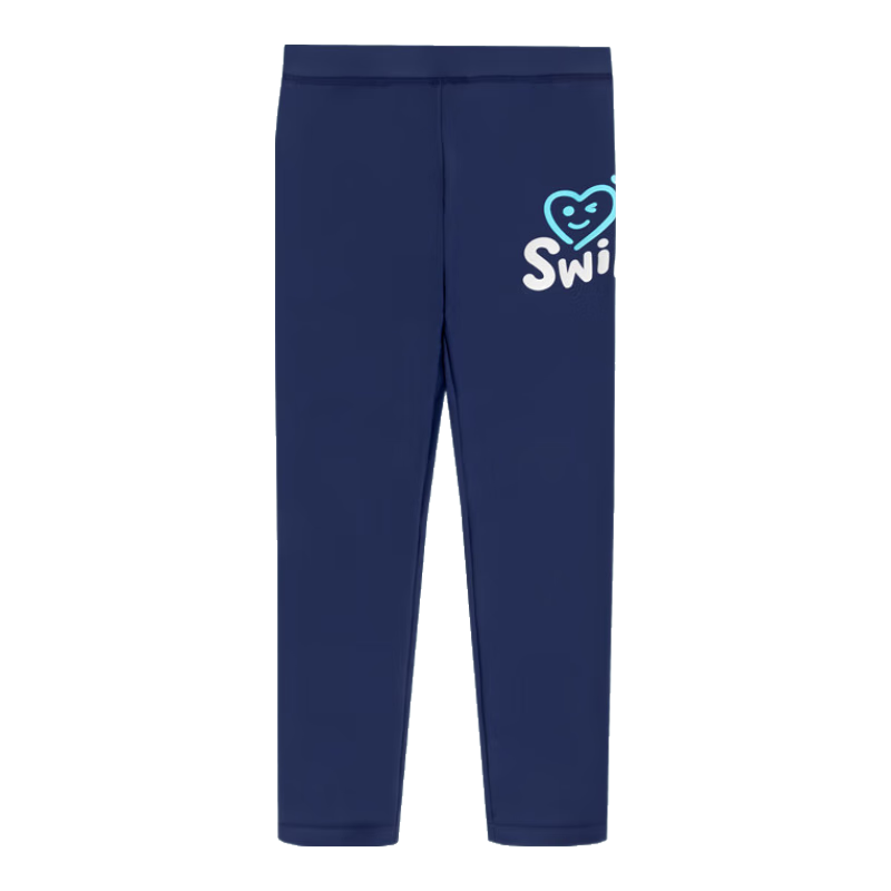 Sulang Fluorescent Safety | Eye-Catching Boys' Sun Protection Long-Sleeve Long Pants Children's Swimwear, Navy Blue Cartoon, Size 130