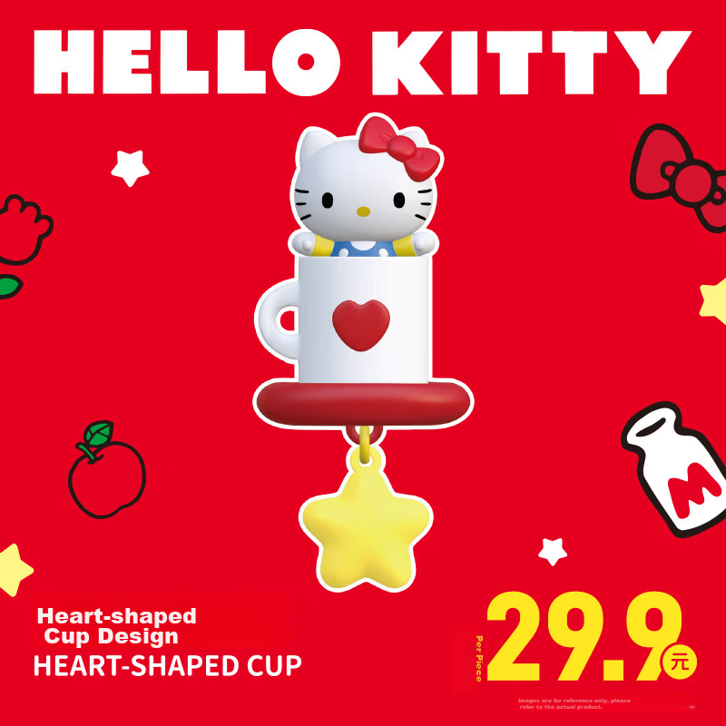 MINISO HELLO KITTY Heartfelt Holiday Series Figurine Blind Box Desktop Decoration Toy Birthday Gift for Girls 3
