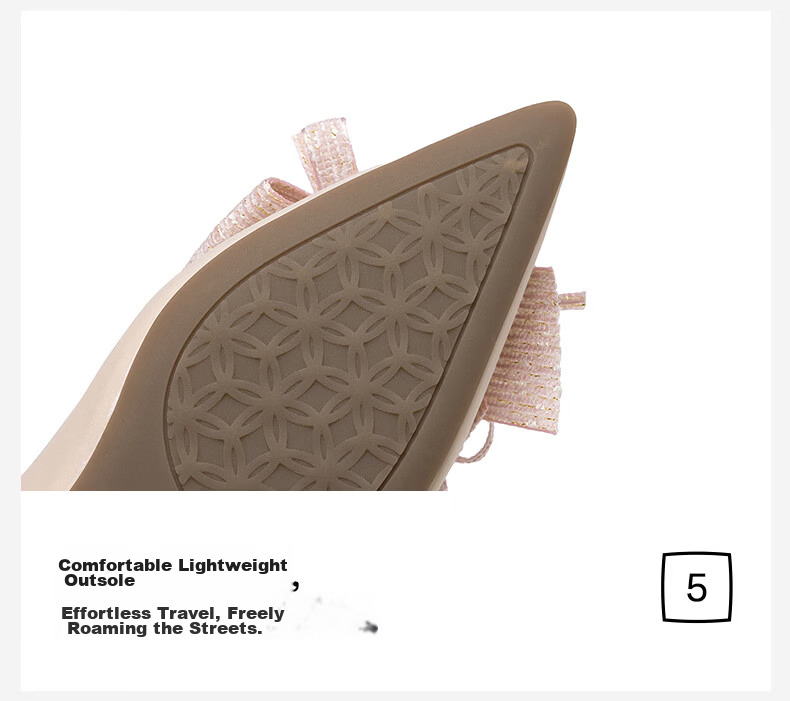 HLA French Style Flat Shoes for Women Bow Fairy Shoes Comfortable Commuter Shoes HDADXW1DEN025 Nude 39 15