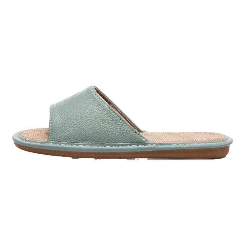 GUOLUOFEI Linen Slippers for Men And Women, All-Season Couple Indoor Non-Slip Cotton Linen Floor Sandals