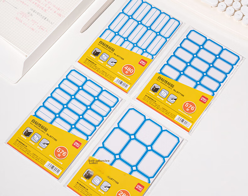 Deli 960 Pieces 23mm×33mm Label Sticky Notes Self-Adhesive Labels 33429 2