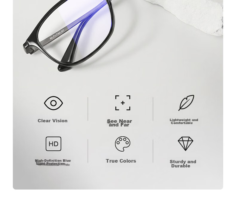Mr.PuTian Reading Glasses for Men And Women, Anti-Blue Light, Imported High-Definition Genuine First-Line Brand Reading Glasses, 300 Degrees, for Ages 65-69 4
