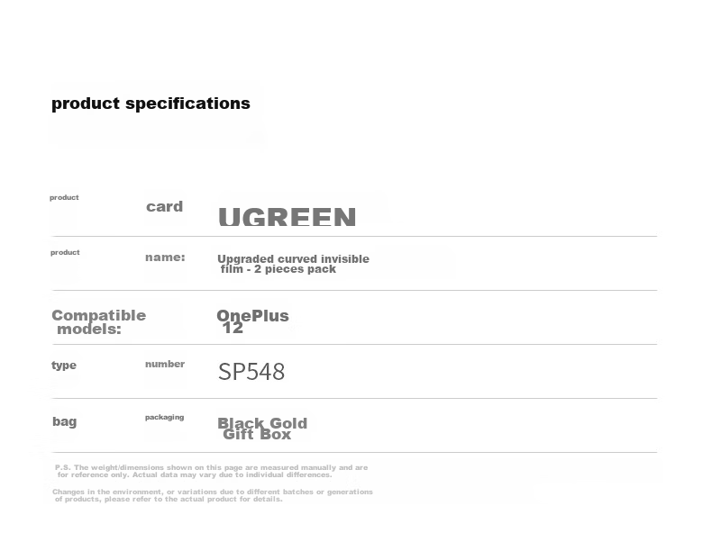 Ugreen Tempered Glass Screen Protector for OPPO Find X9s Pro, Ultra Clear Full-Screen Explosion-Proof, Anti-Fingerprint, Sweat-Resistant, Scratch-Resistant, Bubble-Free, 2-Pack, Model 16200 12
