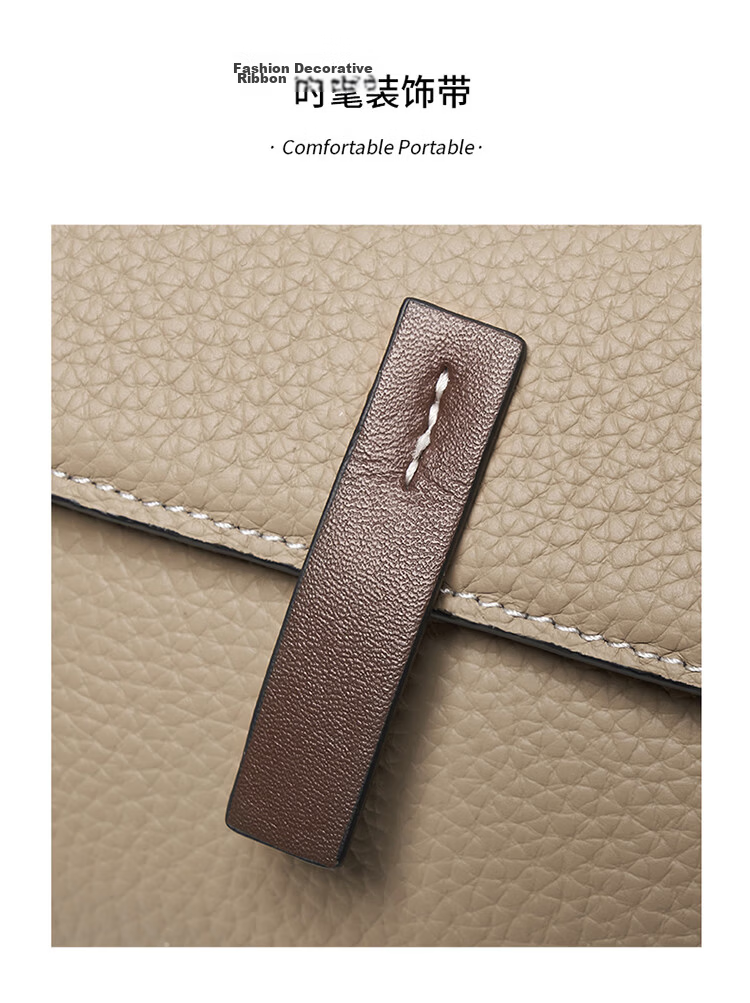 Aokang Women's Bag 2026 Trendy Cowhide Small Square Light Luxury Crossbody Shoulder Bag Birthday Gift for Girlfriend Wife 10