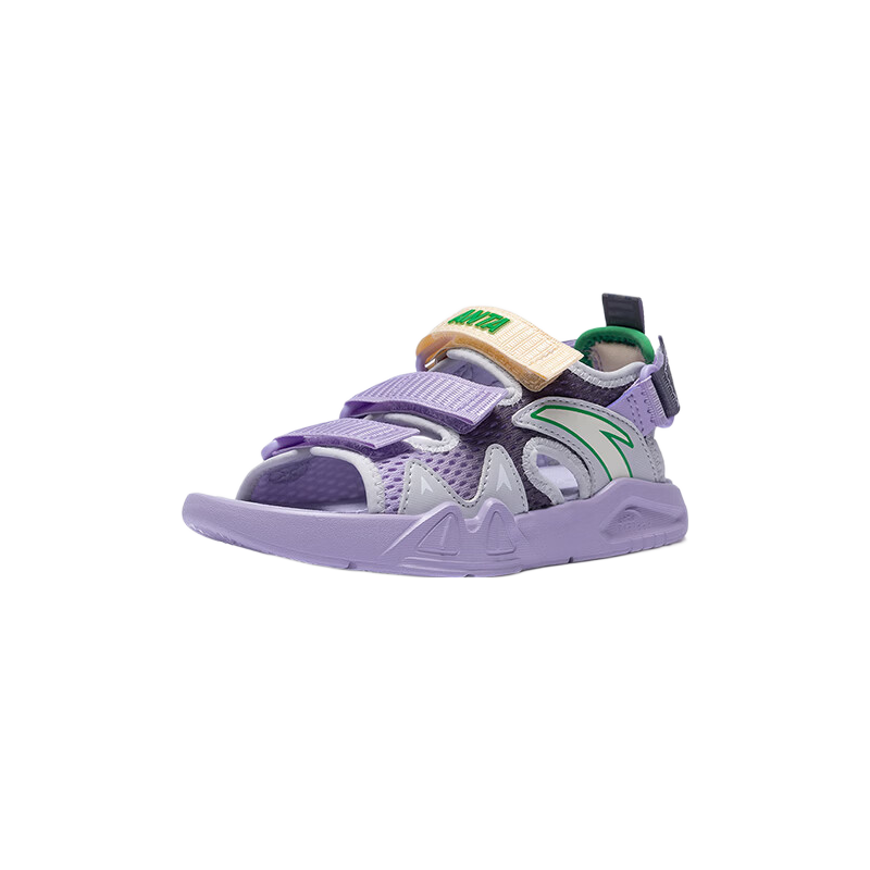 Anta Kids Girls Summer 2026 Breathable Non-Slip Lightweight Open-Toe Sandals A12629942