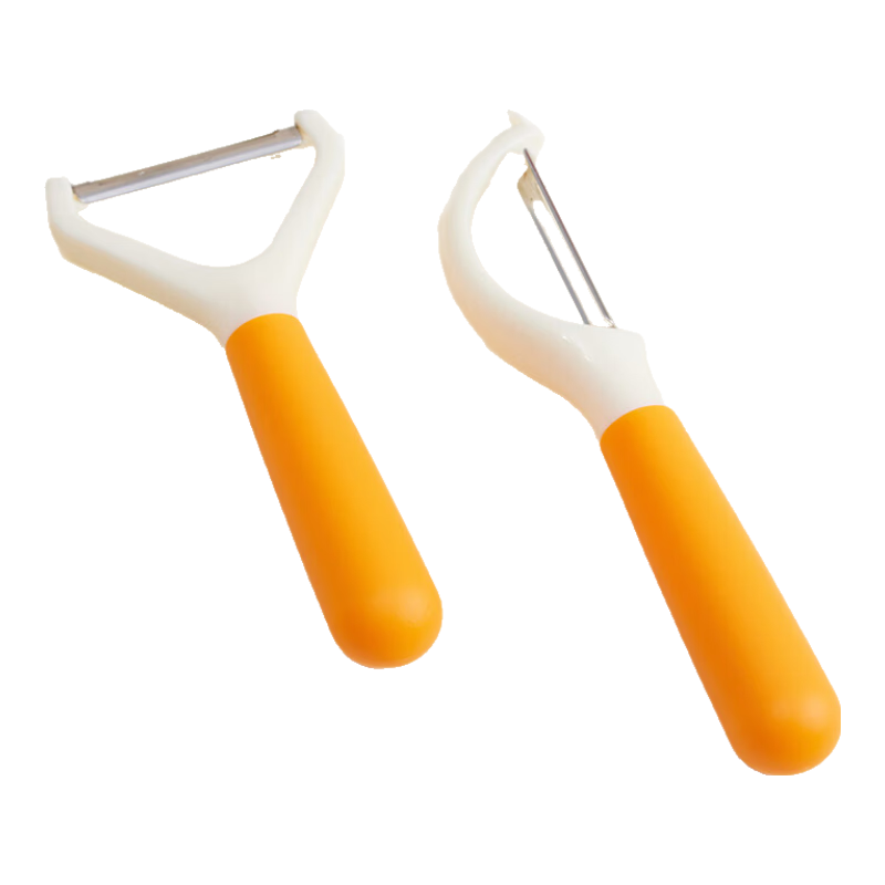 Baijie Fruit Knife Peeler Stainless Steel Peeler Grater Slicer Fruit Knife Melon Peeler Two-Piece Set