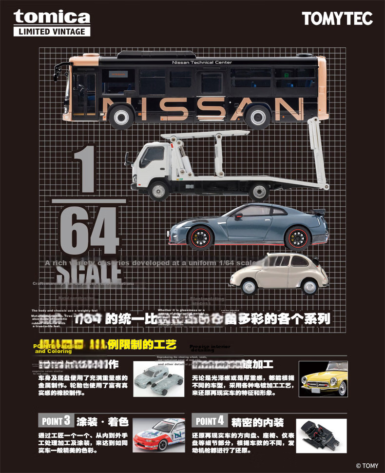 Tomica TLV NEO Diecast Car Model LV-N357a Nissan Skyline 2000GT Silver 336495X 1