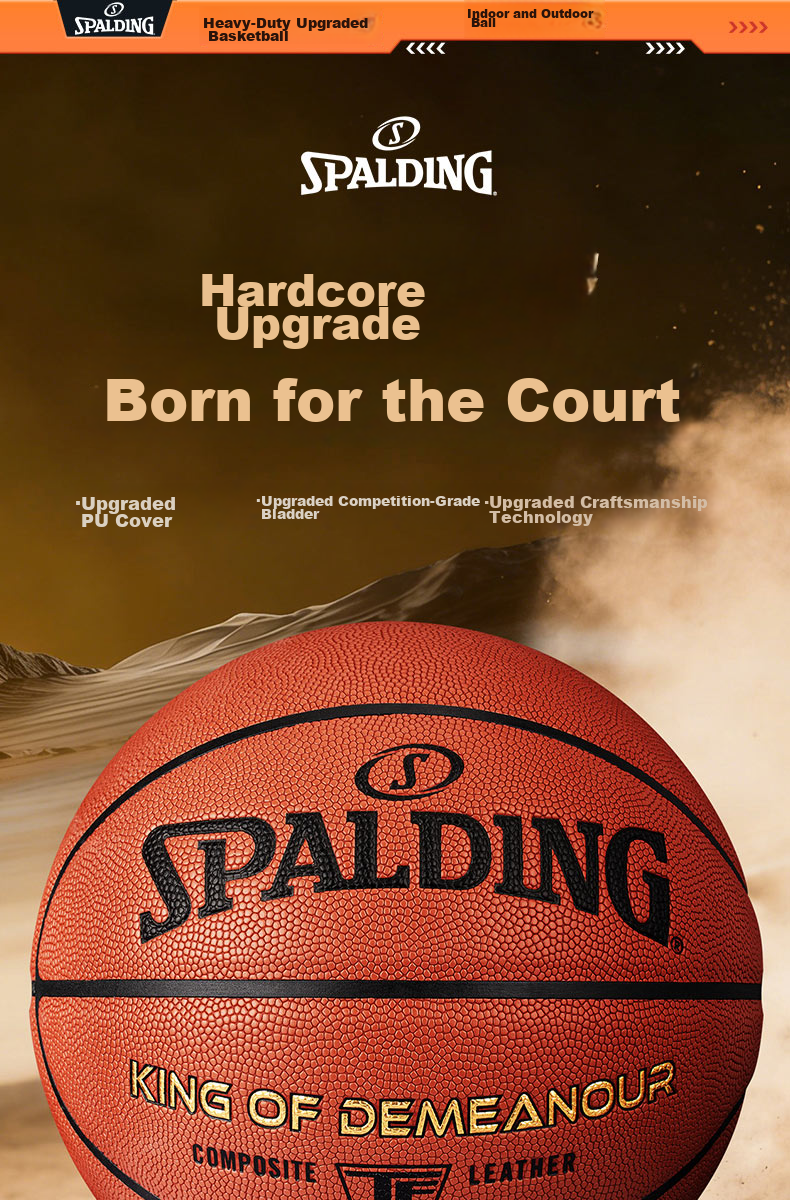 SPALDING Basketball TF Series Size 7 PU Indoor Outdoor Durable Student Adult Youth 77-176Y 3