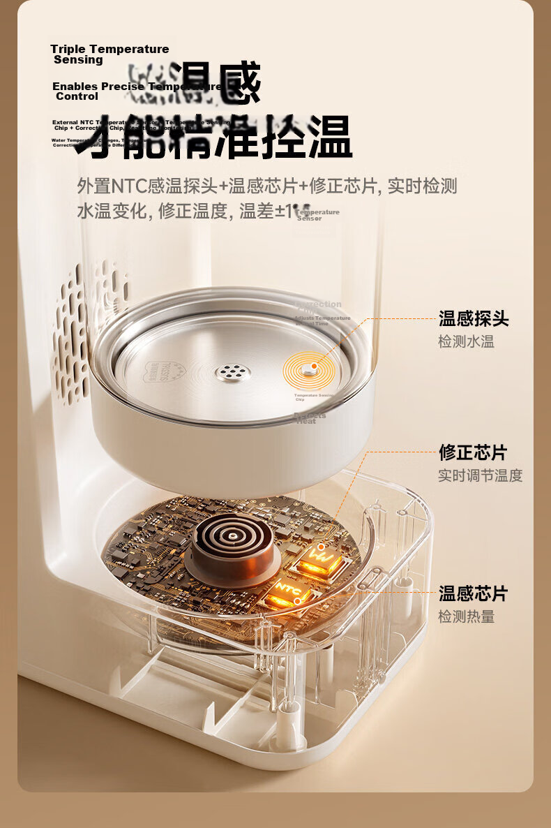 Quantitative Water Dispensing Baby Milk Maker Thermostatic Kettle Fully Automatic Water Supply Infant Milk Warmer Temperature Control Milk Mixer 23