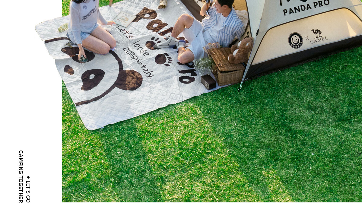 CAMEL Outdoor Panda Automatic Tent, Portable Quick-Open Foldable Picnic Camping Equipment, 1V32265017-2 32