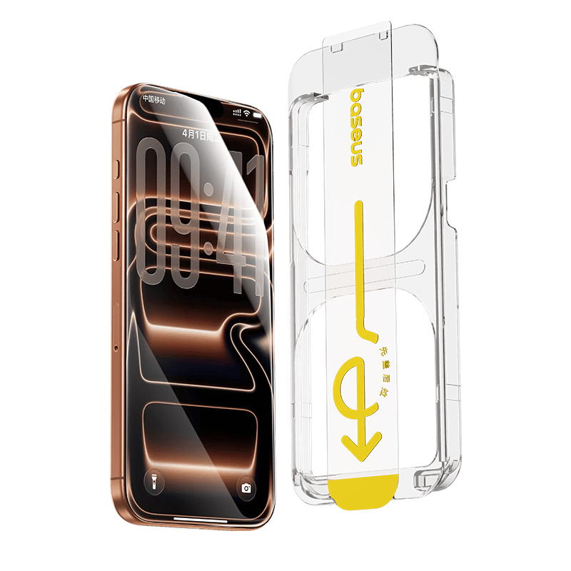BASEUS Borderless Film [No Edge Obstruction] Tempered Glass Screen Protector for Apple IPhone 11 Pro Max/XS Max, Dust-Free Installatio