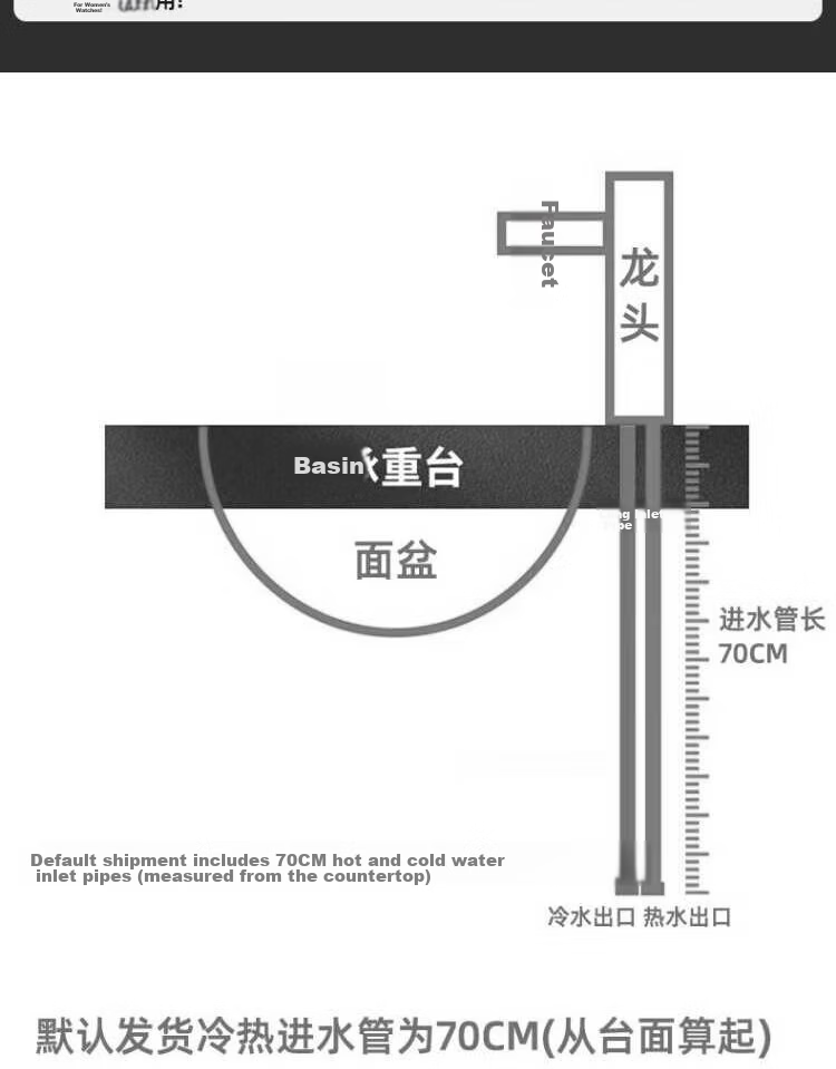 ILeddog Seiko All-Copper Basin Faucet Pull-Out Hot and Cold Mixer Tap for Bathroom Sink MPCL 11