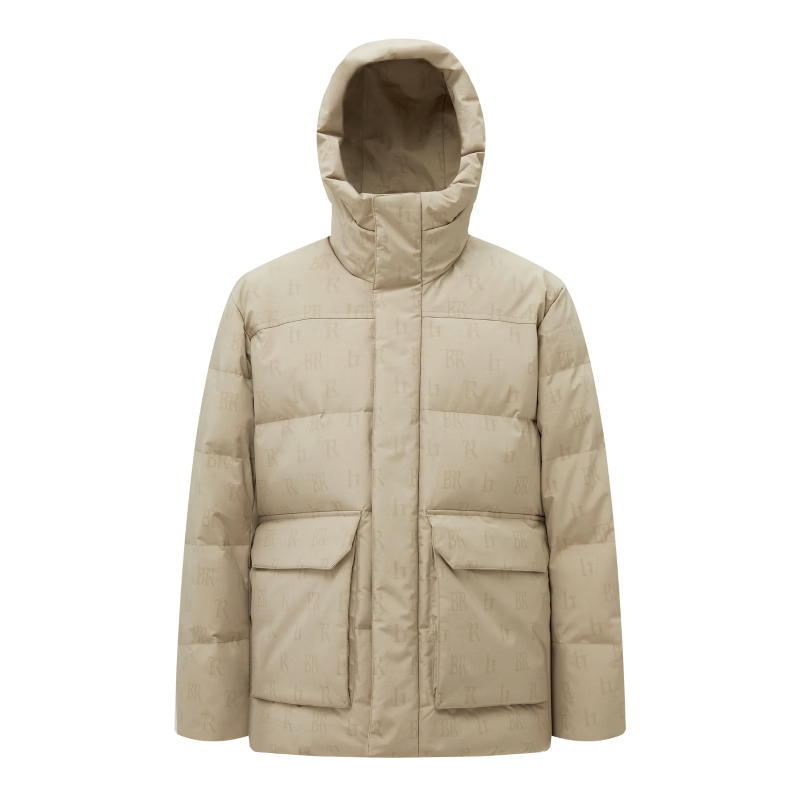 BOSIDENG 25 Years Men's Winter 90% Down Thickened Hooded Loose Short Casual Warm Jacket