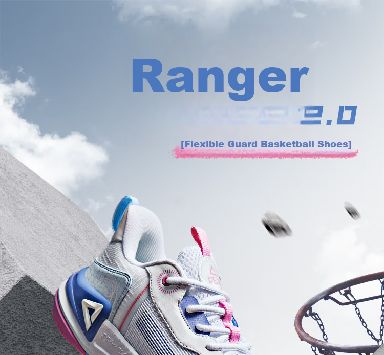 PEAK Taiji Youxia 2.0 Basketball Shoes for Men, Comfortable Shock Absorption, Practical Competition Sneakers, Sports Shoes for Men DA410027 1
