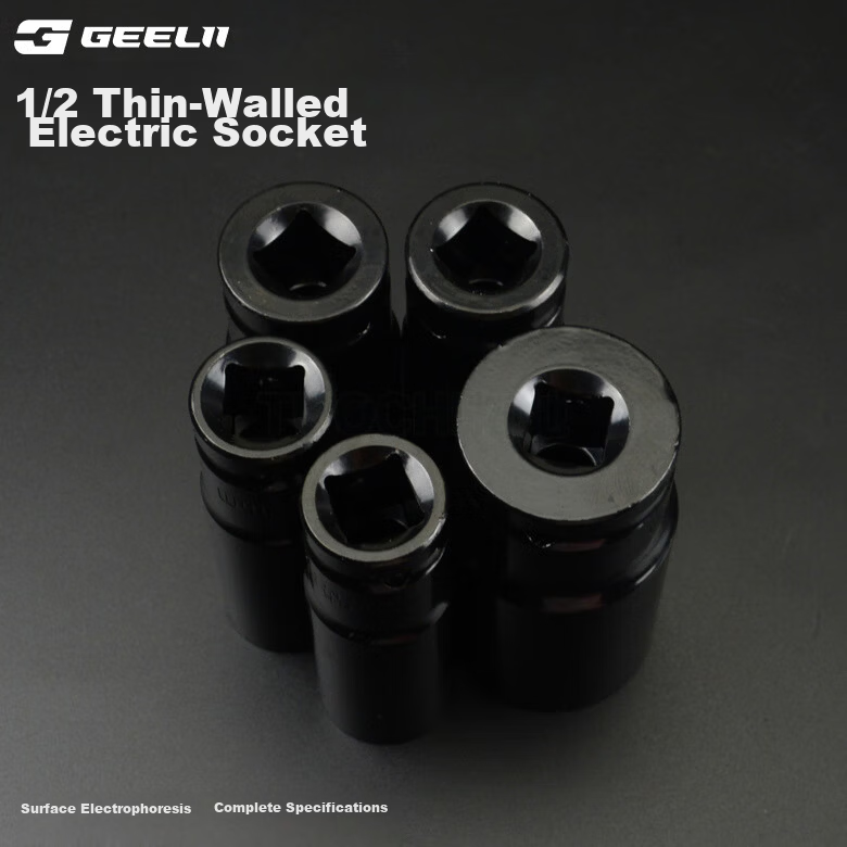 GeeLii 1/2 Inch Large Impact Electric Wrench Socket Extended Hex Drill Air Impact Socket 30mm 81021 3