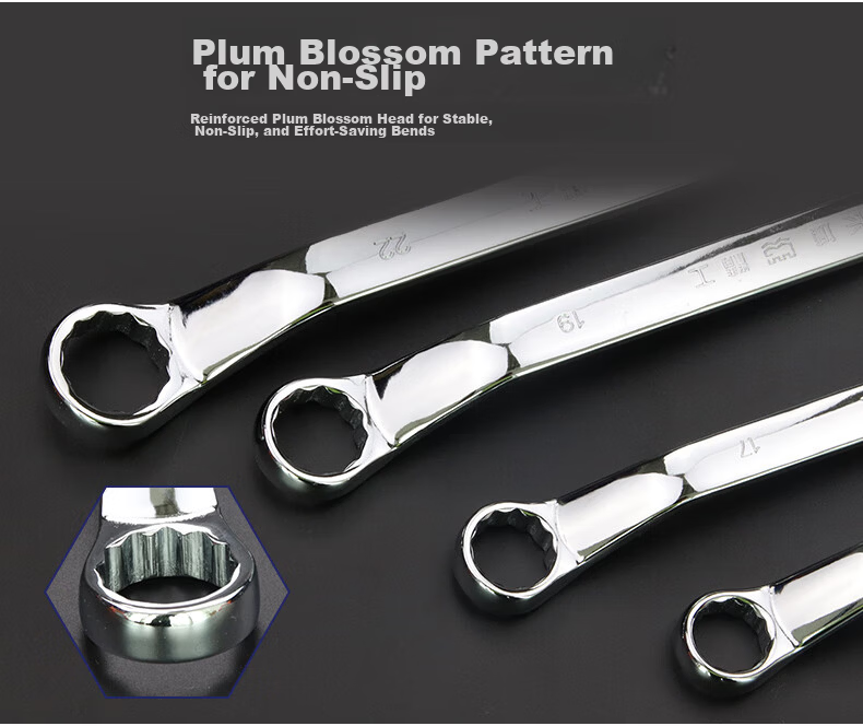 Great Wall Double Plum Wrench Double-Ended Star Wrench Industrial Grade Quick Wrench Auto Repair Tool 17*19mm 311127 6