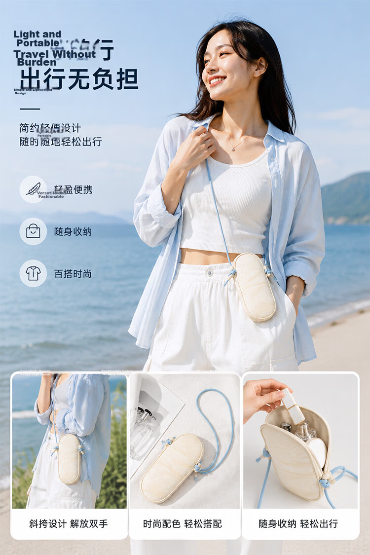 JD Jingzao Capsule 50% UV Protection Sun Umbrella Cloud Gray Portable Foldable Sunscreen Rain Umbrella for Women 5