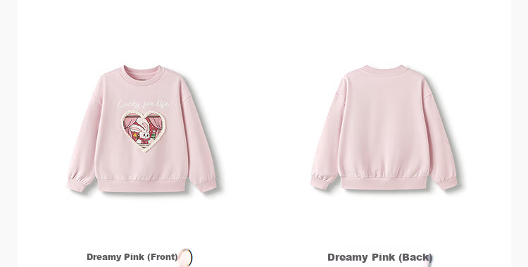 BALABALA Children's Clothing, Girls' Sweatshirt, Autumn T-Shirt for Older Kids, Sweet And Fashionable, 208325121002 13