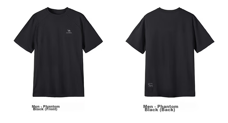 CAMEL Men's Summer New Loose Fit Short Sleeve T-Shirt Breathable Running Training Ultra-Thin Quick-Dry Sportswear Top 29