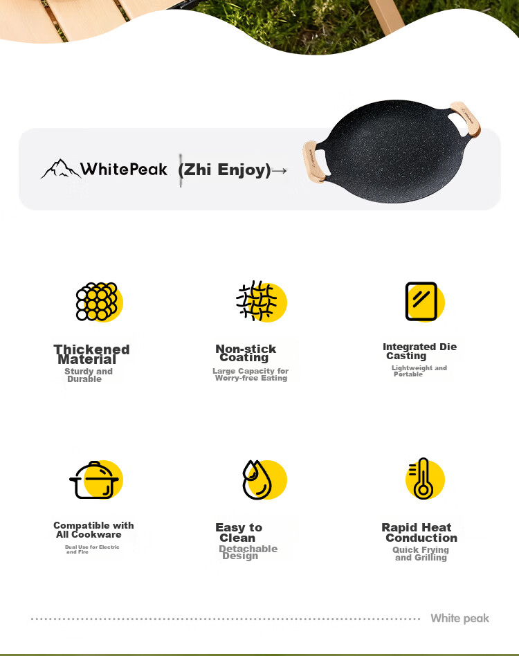 WhitePeak Blowtorch Gun Gas Canister Torch Head High Flame BBQ Outdoor Fire Starter Baking Torch 2