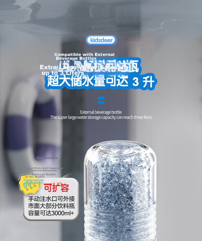 Qinbabe Water Balloon Water Bomb Quick Fill Water Ball Summer Water Fight Toy Small Water Balloons 3 Bundles 111 Pieces 5