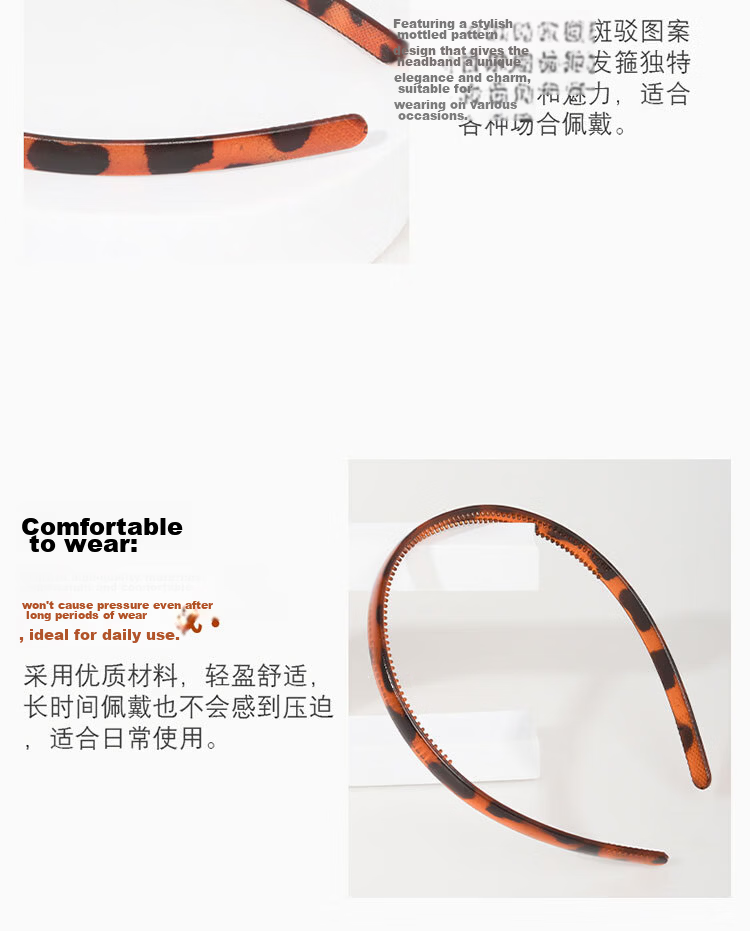 M2KA Women's Irregular Wavy Soft Velvet Headband Non-Slip Invisible Comfortable Hair Hoop Hair Clip 3