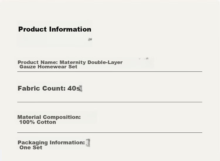 PurCotton Maternity Postpartum Nursing Pajama Set Pure Cotton Gauze Dream Garden 165 16