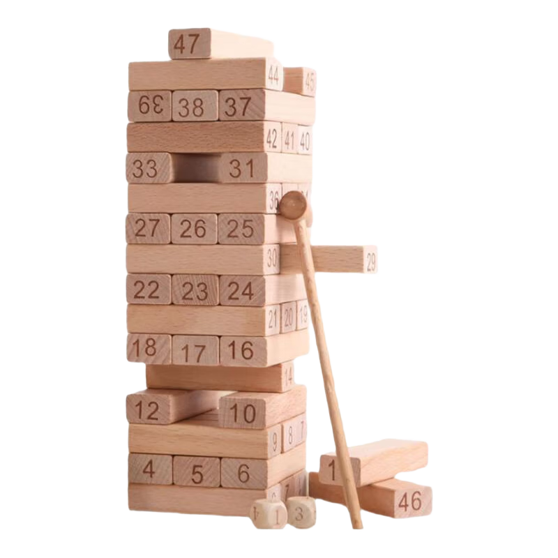 JEPPE Stacking Game, Building Blocks Toy, Educational Toy for Children, Stacking Tower, Parent-Child Early Education Board Game, Birthday Gift