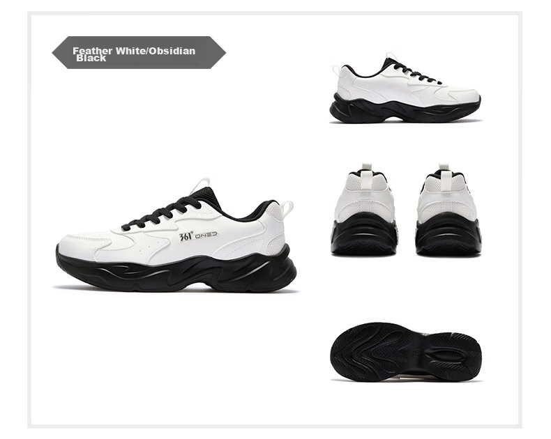 361° Yunjuan Women's Sports Casual Shoes Autumn New Lightweight Dad Shoes Commuting Non-slip 682636704-3 36